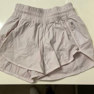 White lululemon tracker shorts 4” inseam size 4